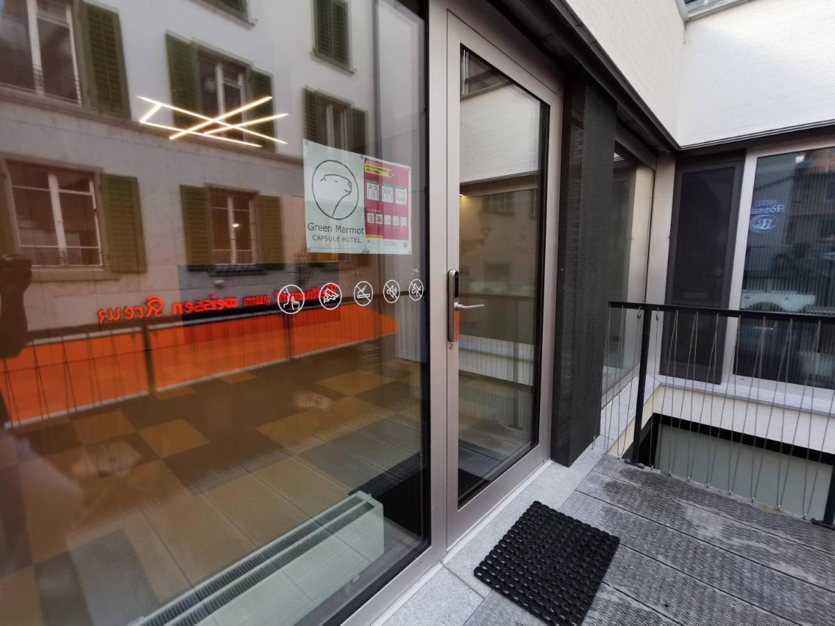 Green Marmot Capsule Hotel Zuerich Ngoại thất bức ảnh